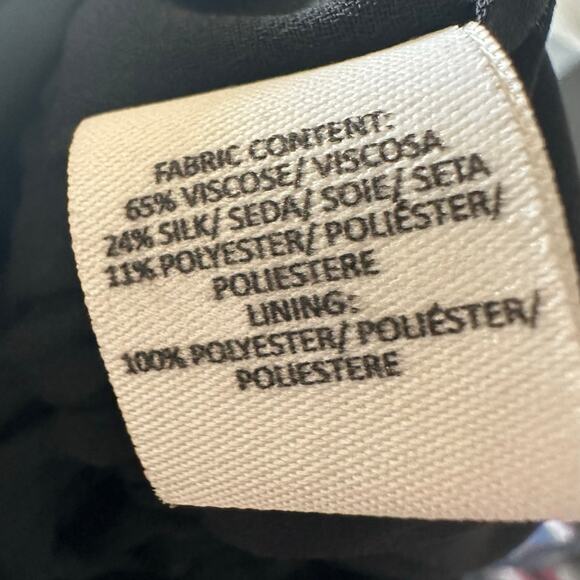 IRO Carus Silk Blend Absract Long Sleeve Ruffle Blouse Womens Multicolor Size 40 - Picture 4 of 6